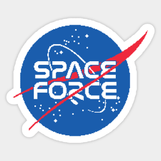 Space Force 8-Bit Sticker